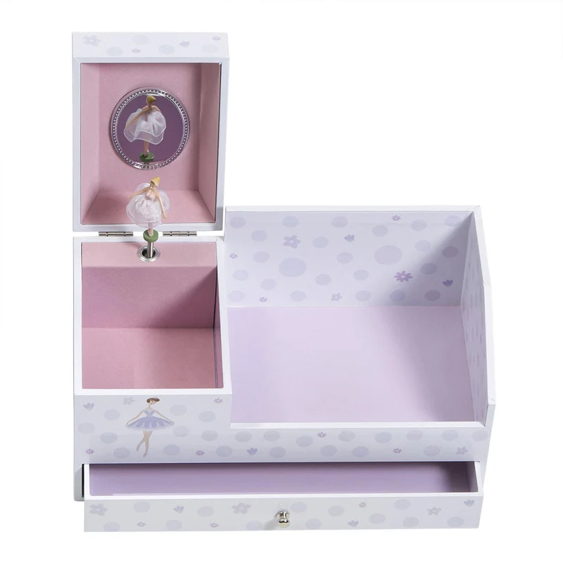 Bethany Girl's Musical Ballerina Jewelry Box & Organizer