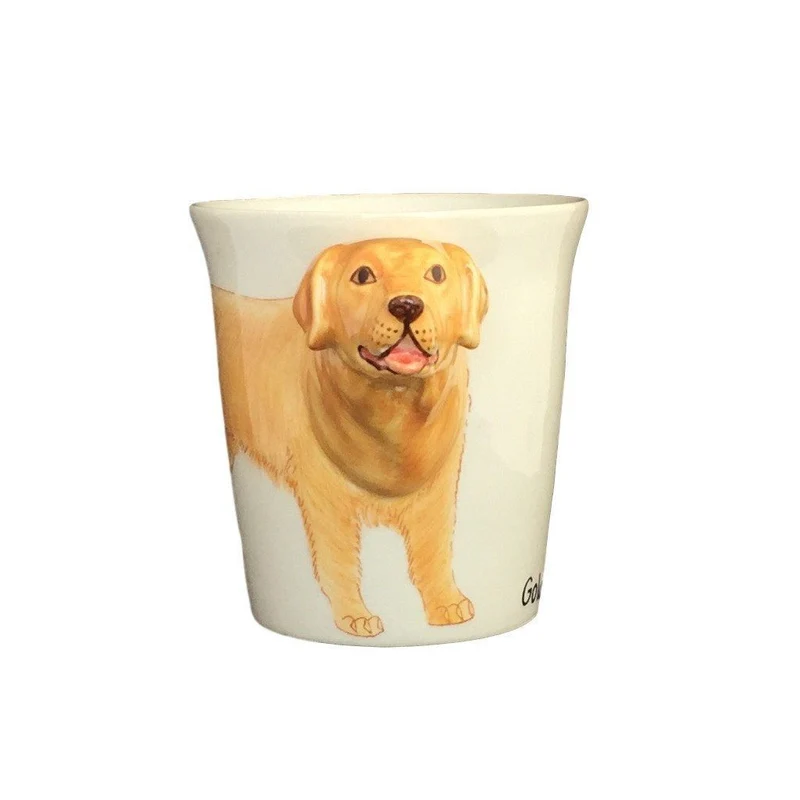 Golden Retriever Hand Painted Coffee Mug