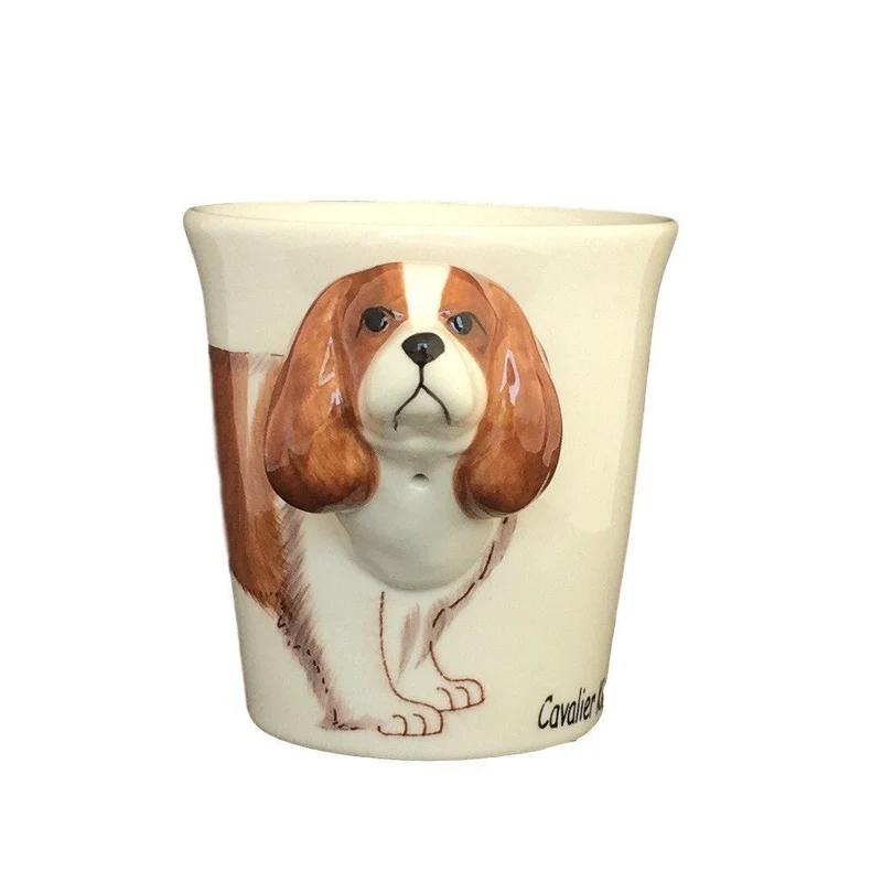 Cavalier King Charles Spaniel Hand Painted Coffee Mug