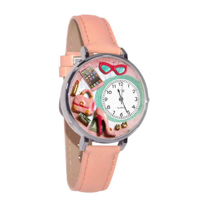 Shopper Mom Watch in Silver (Large)