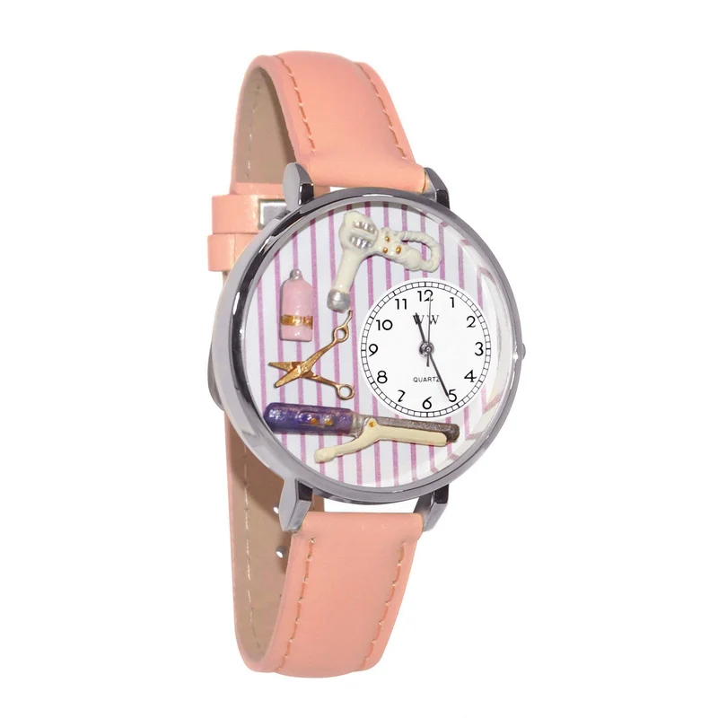 Beautician Female Watch in Silver (Large)