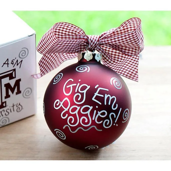 Texas A&M Christmas Ornament