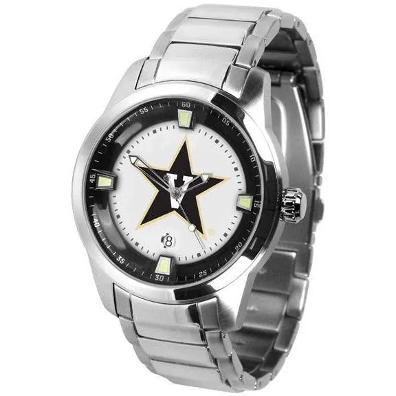 Vanderbilt Commodores Men's Titan Stainless Steel Band Watch