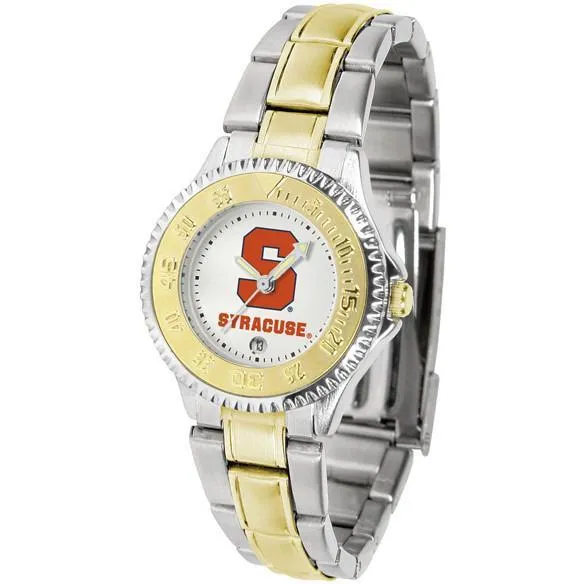 Syracuse Orange Ladies Competitor Two-Tone Band Watch