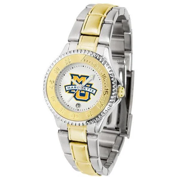 Marquette Golden Eagles Ladies Competitor Two-Tone Band Watch
