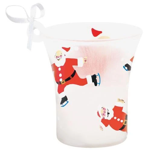 Mini-candle Santa's Going Down Ornament by Lolita®