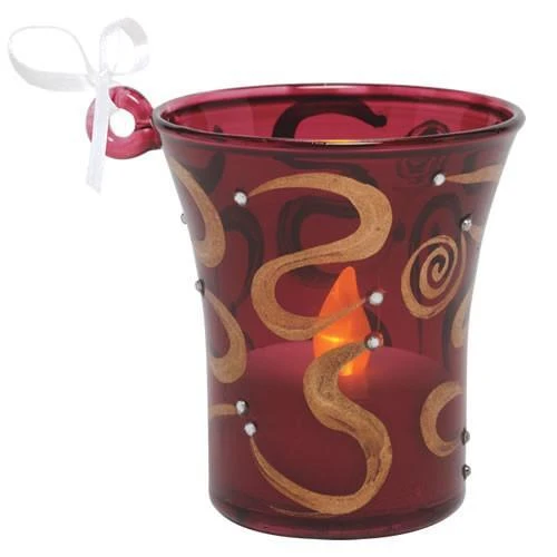 Mini-candle Bejeweled Ornament by Lolita®