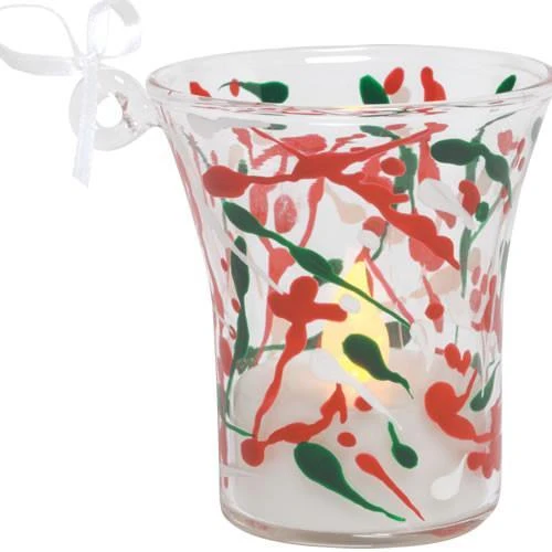 Mini-candle Holiday Splash Ornament by Lolita®