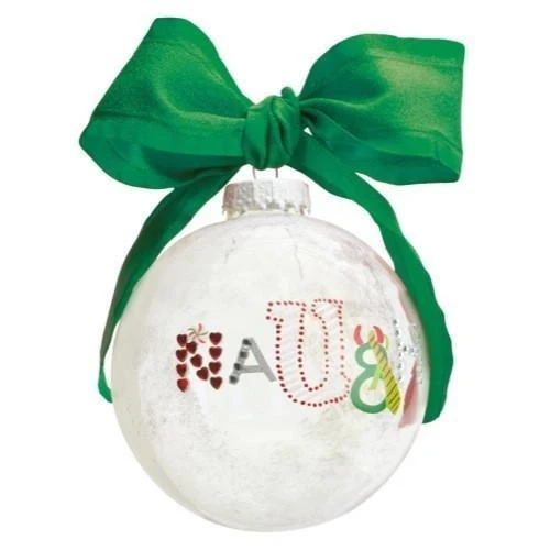 Naughty and Nice Ball Ornament by Lolita®