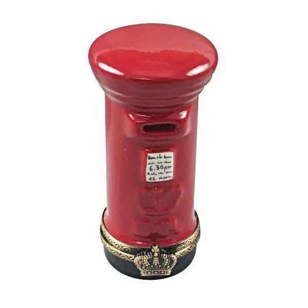 Red English Post Box Limoges Box by Rochard™