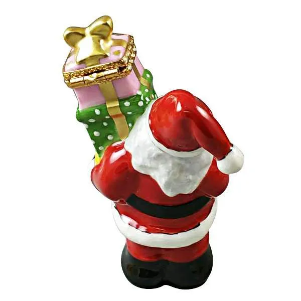 Santa With Presents Limoges Box by Rochard™