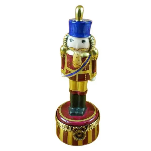 Burgundy Nutcracker Limoges Box by Rochard™