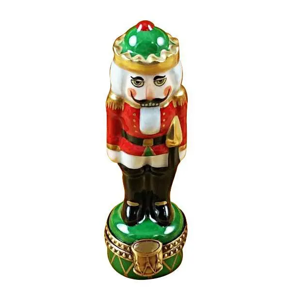 Nutcracker On Green Base Limoges Box by Rochard™