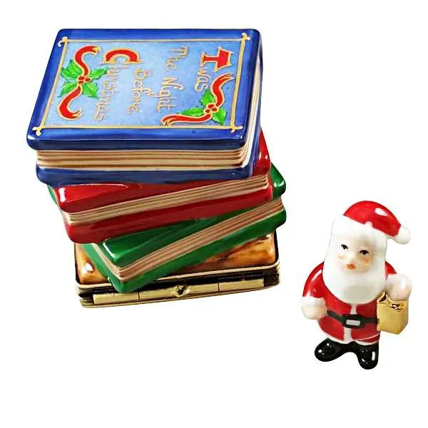 Twas the Night Before Christmas Stack Limoges Box by Rochard™