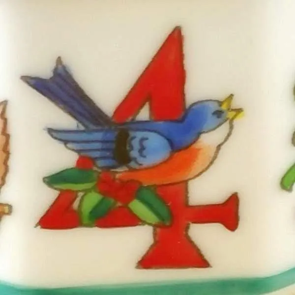12 Days of Christmas Limoges Box with Removable Wreath by Rochard™