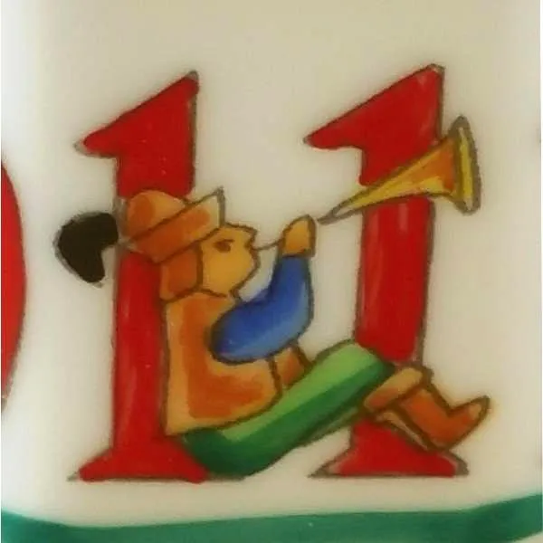 12 Days of Christmas Limoges Box with Removable Wreath by Rochard™