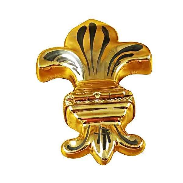 Fleur De Lys - Gold Limoges Box by Rochard™