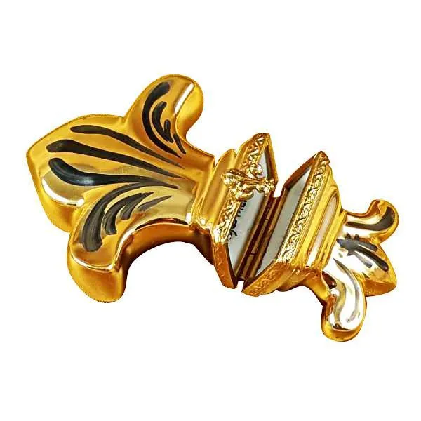 Fleur De Lys - Gold Limoges Box by Rochard™