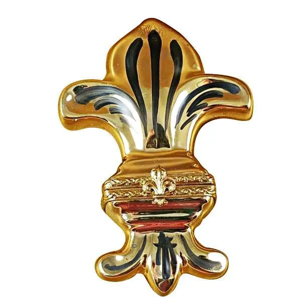 Fleur De Lys - Gold Limoges Box by Rochard™
