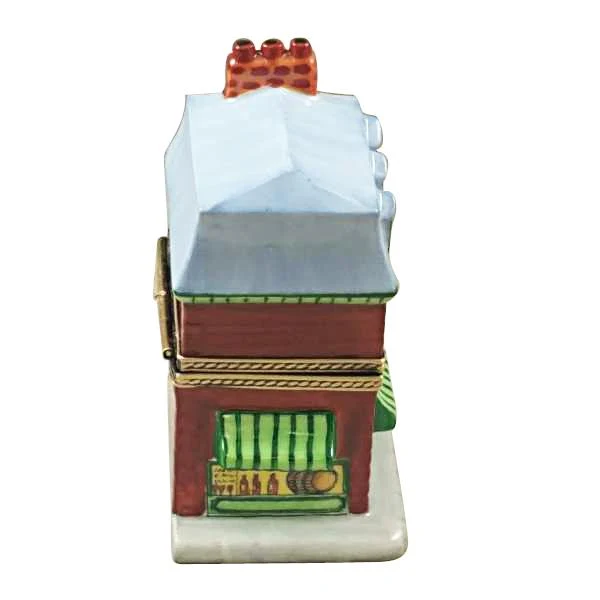 Irish Pub with 4 Beer Bottles Limoges Box by Rochard™