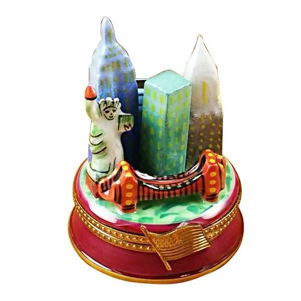 New York By Night Limoges Box by Rochard™