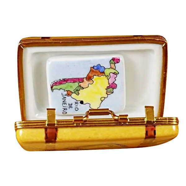 Rio Suitcase Limoges Box by Rochard™