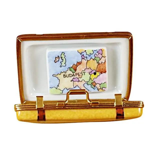 Budapest Suitcase Limoges Box by Rochard™