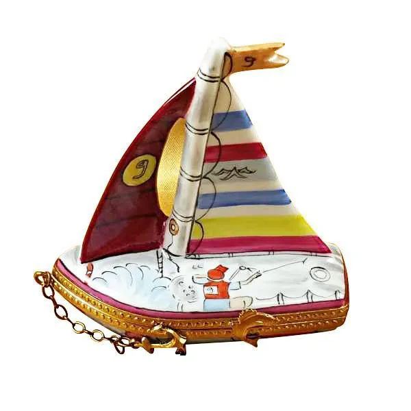 Sailboat Limoges Box by Rochard™
