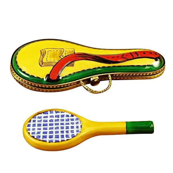 Tennis Racquet with Case Limoges Box by Rochard™