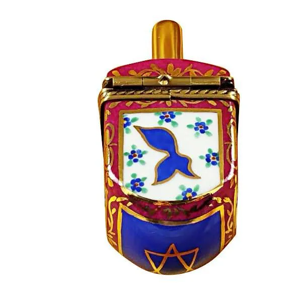 Dreidel Blue/Maroon Limoges Box by Rochard™