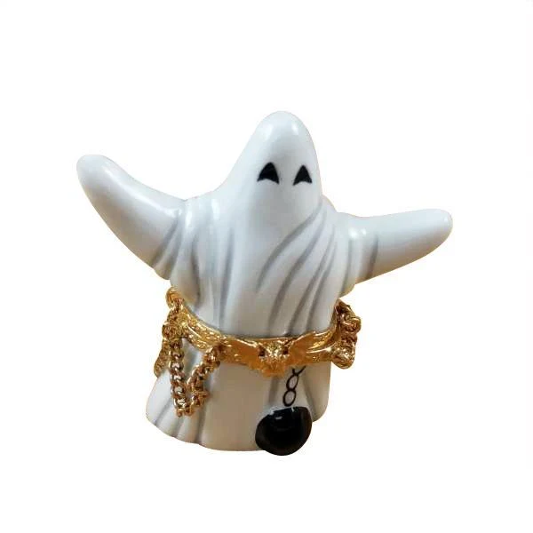 Ghost with Ball and Chain Limoges Box by Rochard™