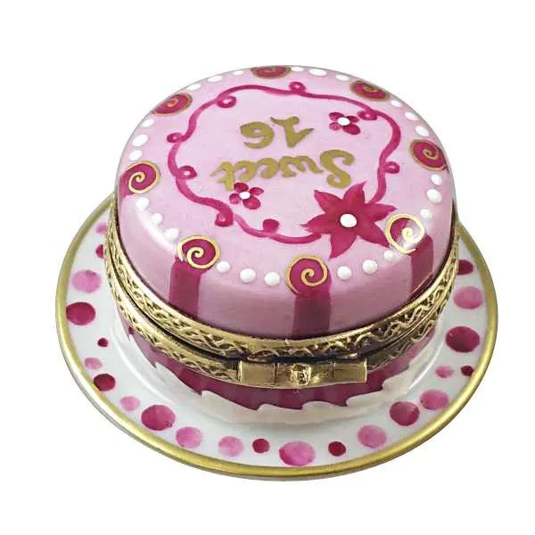 Sweet 16 Cake Birthday Cake Limoges Box by Rochard™