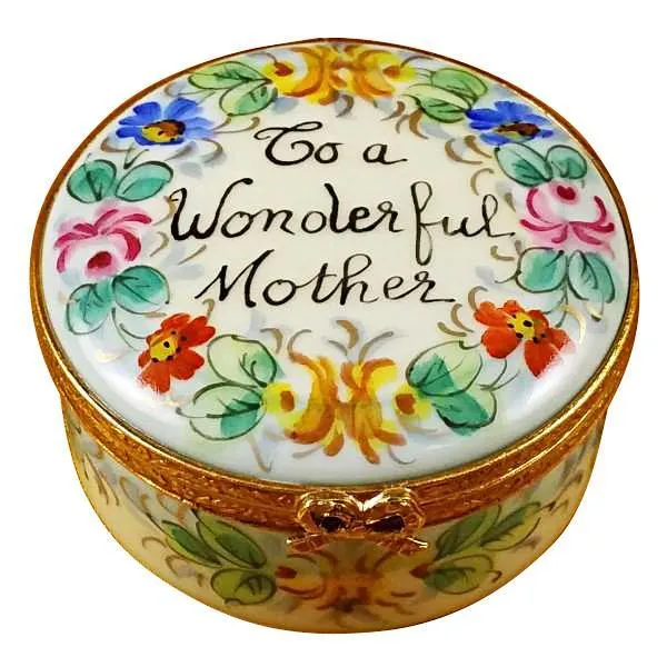 "To A Wonderful Mother" Limoges Box by Rochard™