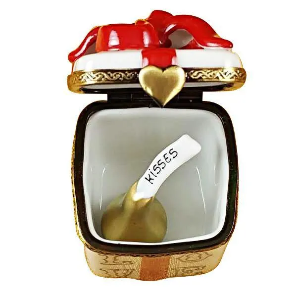 Love Gift Box With Xo/Xo And Removable Kiss Limoges Box by Rochard™