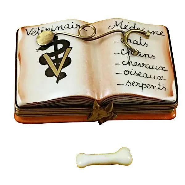 Veterinarian Book Limoges Box by Rochard™