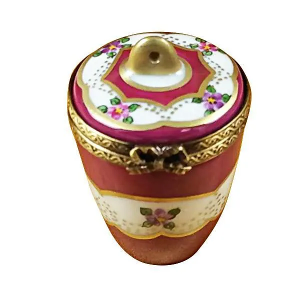 Burgundy Urn With Gold Handle Limoges Box by Rochard™