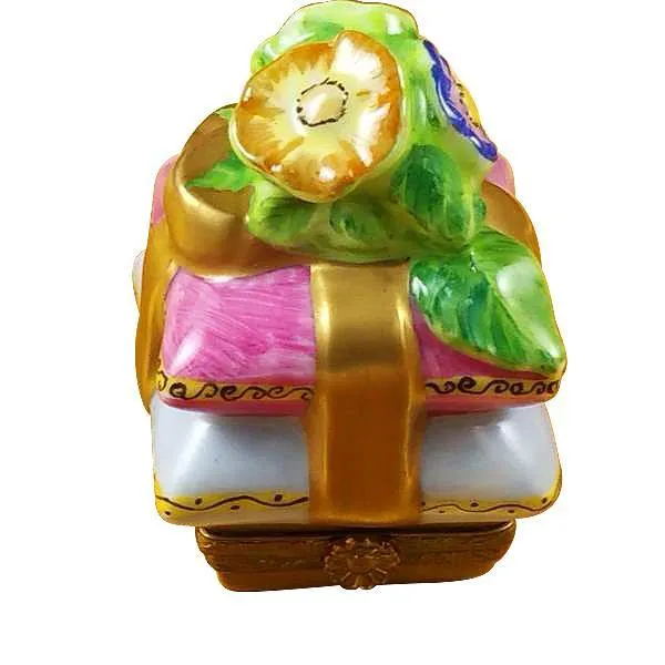 Pillow W/Flowers Limoges Box by Rochard™