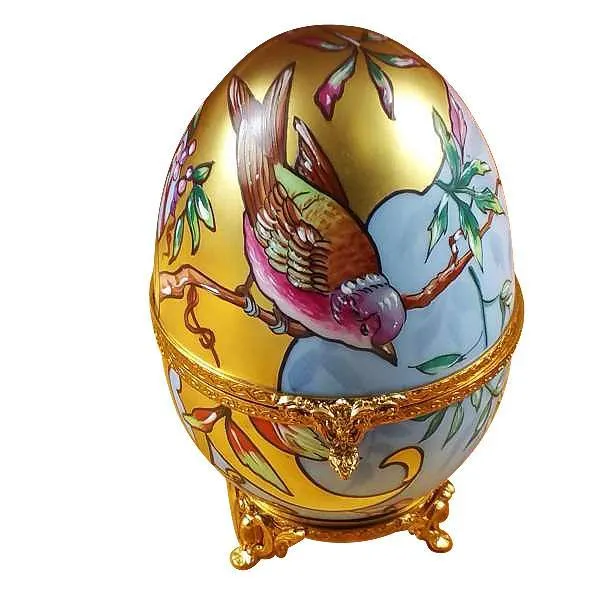 Studio Collection - Art Nouveau Egg W / Bird Limoges Box by Rochard™