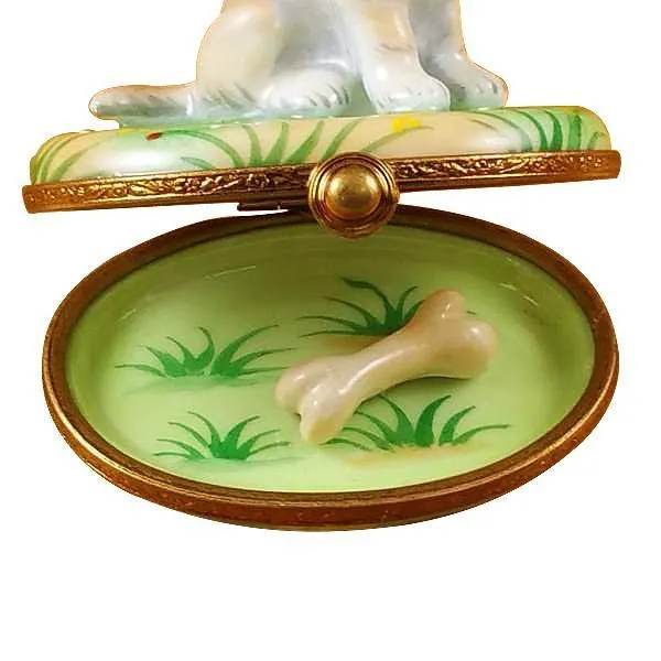 Blond Labrador Limoges Box by Rochard™