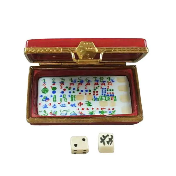 Mahjong Set Limoges Box by Rochard™
