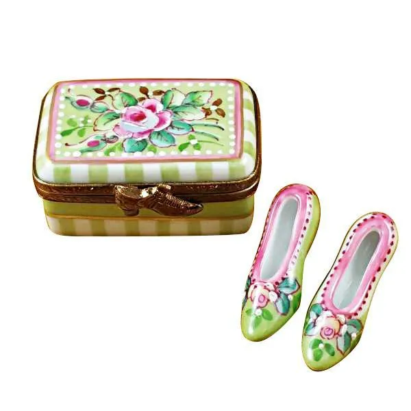 Shoe Box with Shoes - Victoria Limoges Box by Rochard™