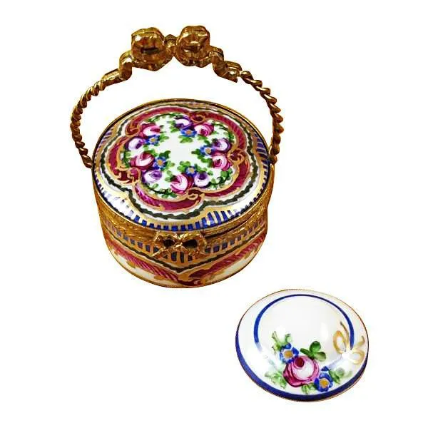 Hat Box - Sevres Limoges Box by Rochard™