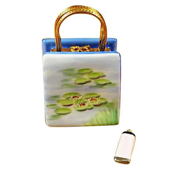 Monet Bag With Bridge And Water Lily Limoges Box by Rochard™