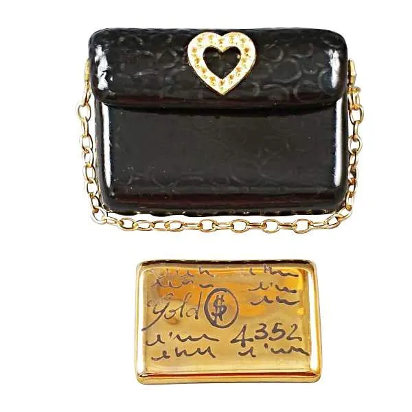 Black Purse Limoges Box by Rochard™