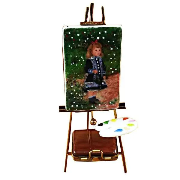 Easel with Paints Renoir Limoges Box by Rochard™