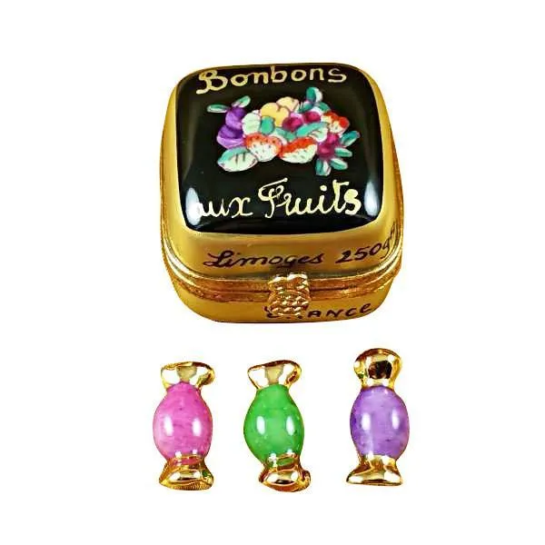 Bonbon with Three Candies Limoges Box by Rochard™