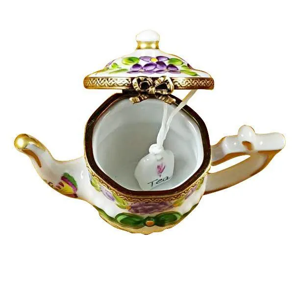 Teapot-Butterfly Limoges Box by Rochard™