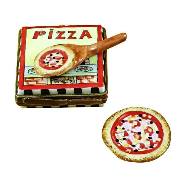 Pizza Box with Pizza Limoges Box by Rochard™