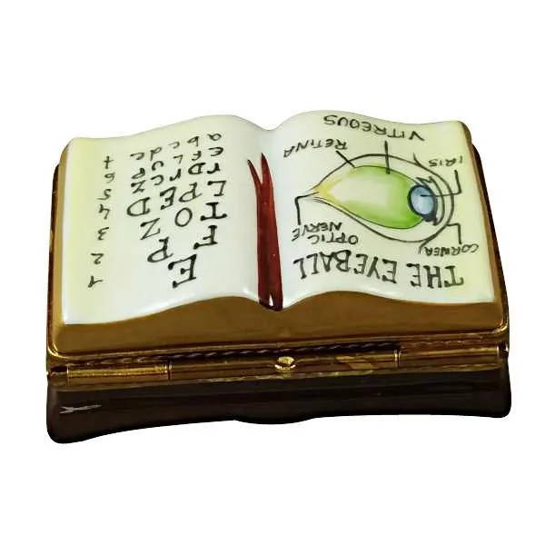 Ophthalmologist/Eye Doctor Book Limoges Box by Rochard™