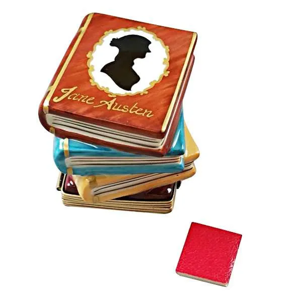 Jane Austen Stack of Books Limoges Box by Rochard™